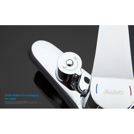 Смеситель для ванны с душевым гарнитуром Gappo Vantto G3236 - фото 5