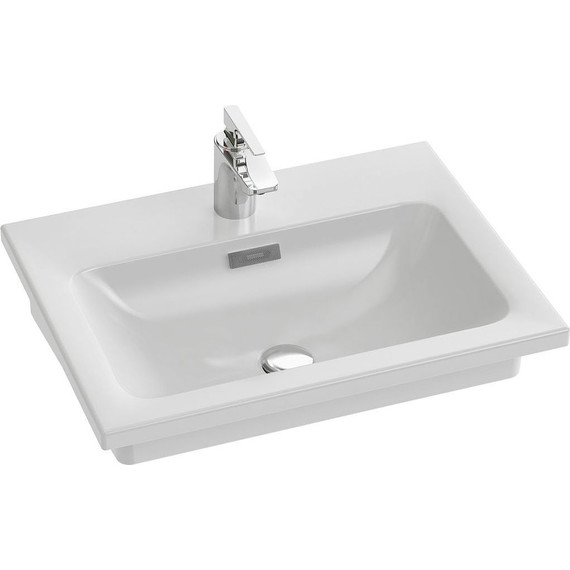 Тумба подвесная с раковиной Jacob Delafon Madeleine 60 см EB2052-J53, чёрный матовый - фото 4