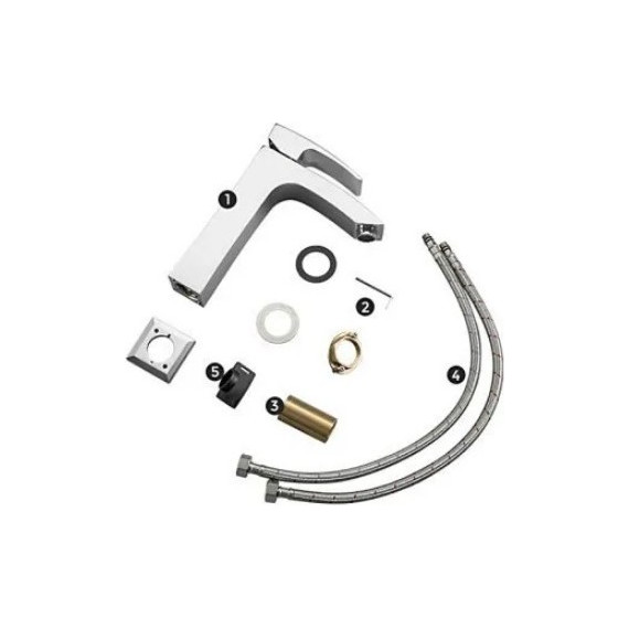 Смеситель для раковины высокий Gappo G1007-72 - фото 7