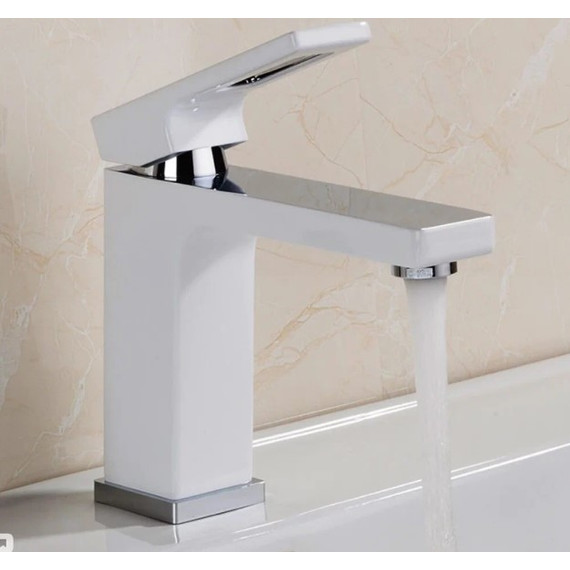 Смеситель для раковины Gappo Futura G1017-8, белый/хром - фото 4