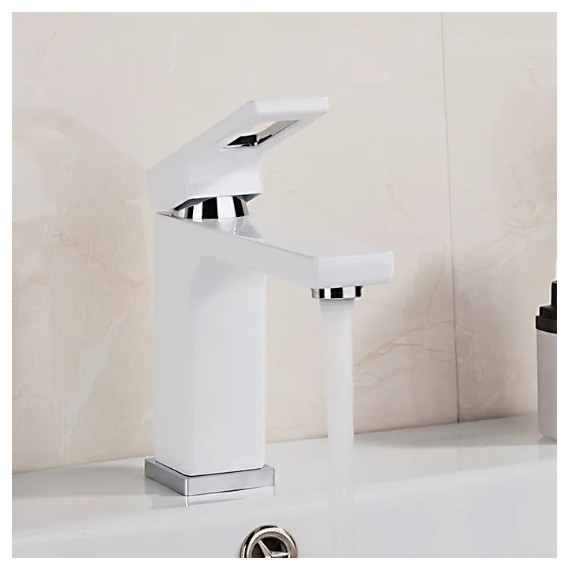 Смеситель для раковины Gappo Futura G1017, белый - фото 3