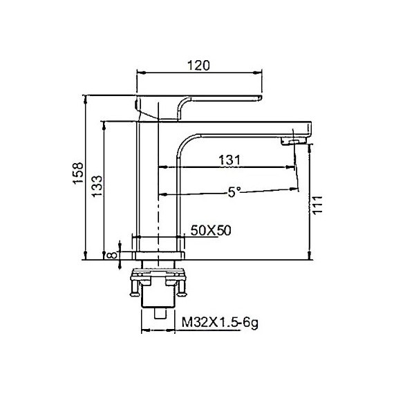 Смеситель для раковины Gappo Futura G1018 - фото 8