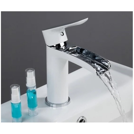 Смеситель для раковины Gappo Noar G1048-8, белый/хром - фото 2