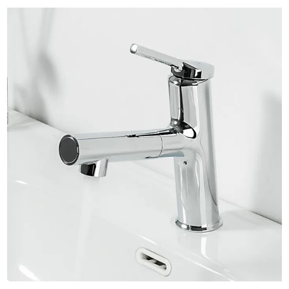 Смеситель для раковины с выдвижным изливом Gappo G1052-70 - фото 2