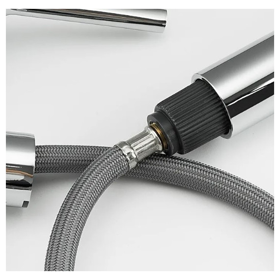 Смеситель для раковины с выдвижным изливом Gappo G1052-70 - фото 8