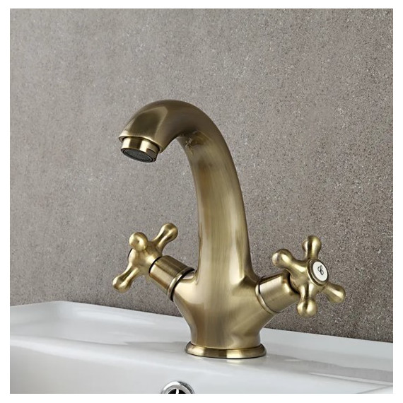 Смеситель для раковины Gappo Sofia G1063-4, бронза - фото 2
