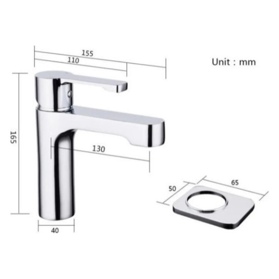 Смеситель для раковины Gappo Tomahawk G1002-2 - фото 8