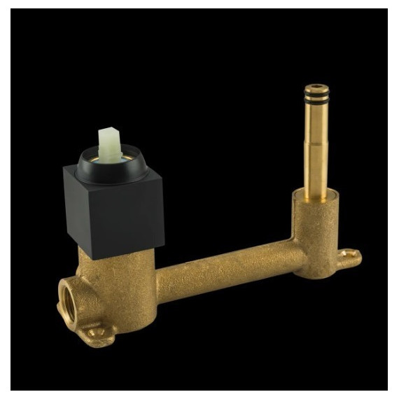 Смеситель для раковины настенный Gappo Futura G1017-16, черный - фото 4