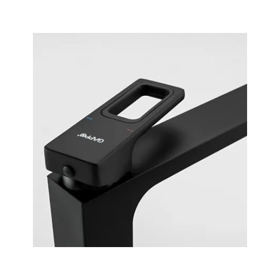 Смеситель для раковины высокий Gappo G1017-62, черный - фото 4