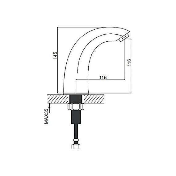 Смеситель для раковины сенсорный Gappo G517 - фото 11