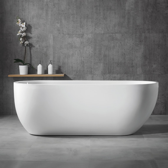 Ванна отдельностоящая Abber AB9341-1.5 150x70 см - фото 