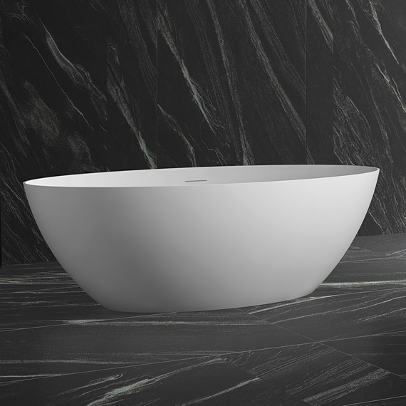 Ванна отдельностоящая Abber AB9374-1.7 170x80 см, Размер - мм: 1700х800 - фото 