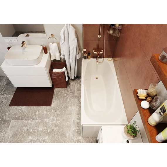 Ванна акриловая Vagnerplast Aronia 160x75 см 76372, Размер - мм: 1600х750 - фото 3