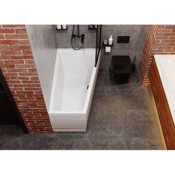 Ванна акриловая Vagnerplast Cavallo offset 160x90 см 76385 R - фото 2