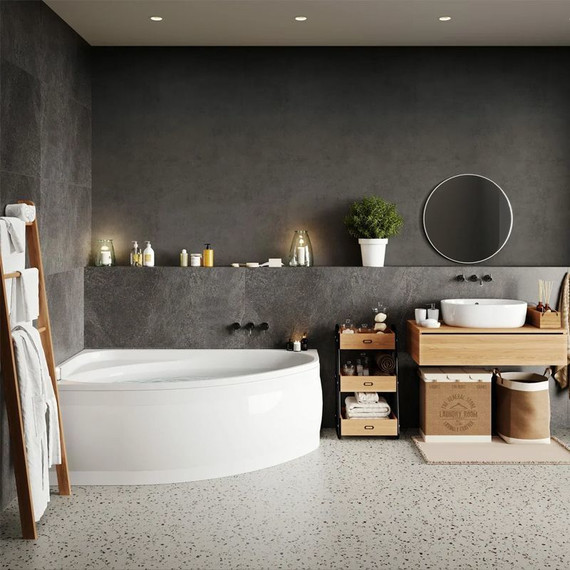 Ванна акриловая Vagnerplast Hapi 170x110 см 76387 L - фото 2