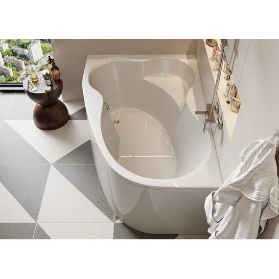 Ванна акриловая Vagnerplast Melite 160x105 см 76410 L - фото 5