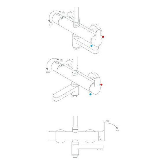 Душевая стойка Ravak DS 092.00 X07P642 - фото 6