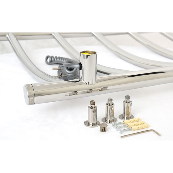 Полотенцесушитель электрический Сунержа Галант 4.0 П9 1200x500 мм 00-0830-1250 L - фото 5