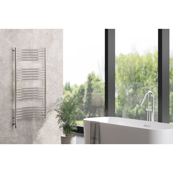 Полотенцесушитель электрический Сунержа Флюид 3.0 П20 1200x600 мм 00-5820-1260 L - фото 4