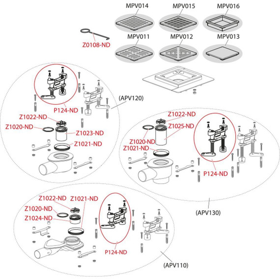 Трап AlcaPlast 13x13 см APV110, нержавеющая сталь - фото 3