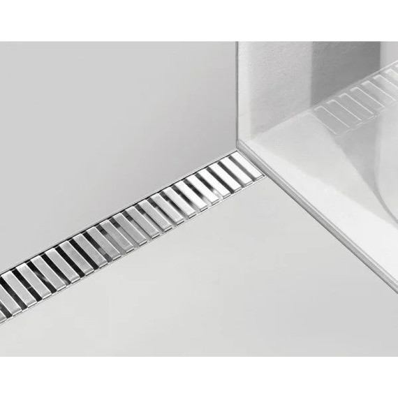Решетка для трапа AlcaPlast Line-750M 75 см, нержавеющая сталь, хром матовый - фото 3