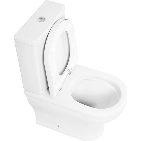 Унитаз-компакт безободковый Cezares Giubileo CZR-165-CPR - фото 3