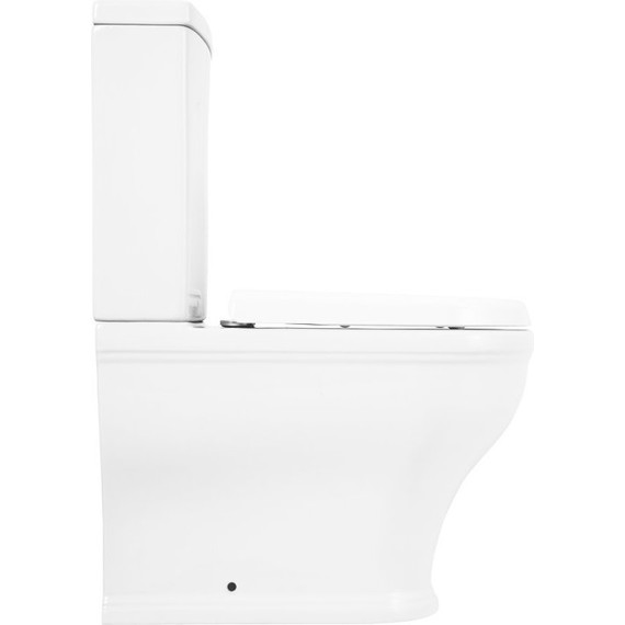 Унитаз-компакт безободковый Cezares Giubileo CZR-165-CPR - фото 4