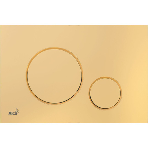 Кнопка смыва Alcaplast Thin M675, золото глянец - фото 