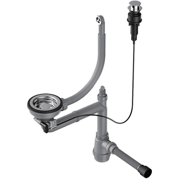 Арматура для кухонной мойки Omoikiri WK-1-R-A IN 4956164, нержавеющая сталь - фото 