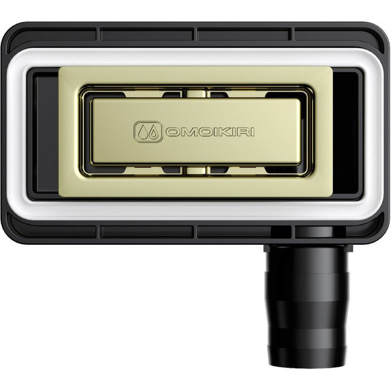 Универсальный перелив для кухонной мойки Omoikiri OV-02 LG 4956723, светлое золото - фото 