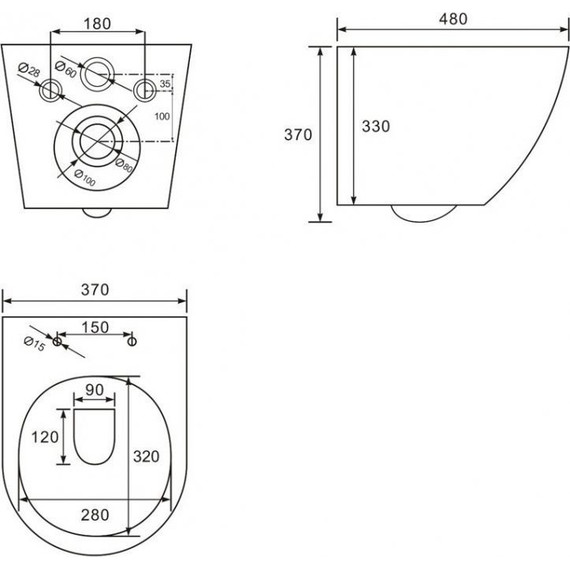 Унитаз подвесной безободковый Abber Bequem AC1100 с крышкой микролифт, Цвет производителя: белый - фото 7