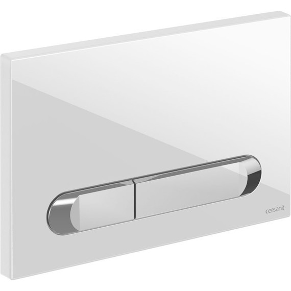 Кнопка смыва Cersanit Estetica A64111, белый/хром - фото 2
