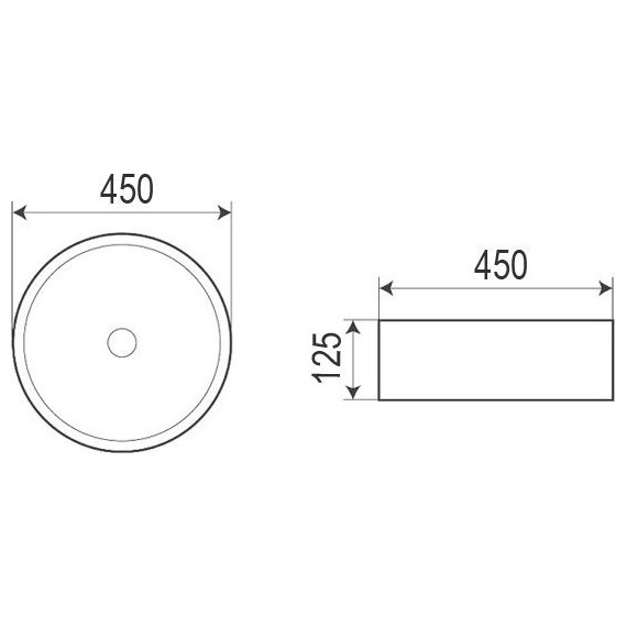Раковина-чаша Azario 45 см AZ-4115 - фото 3