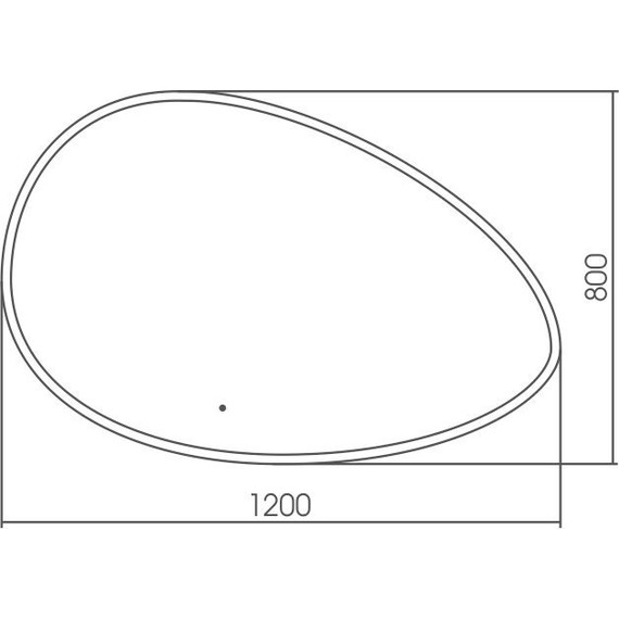 Зеркало Azario Omega Led 120 см - фото 4
