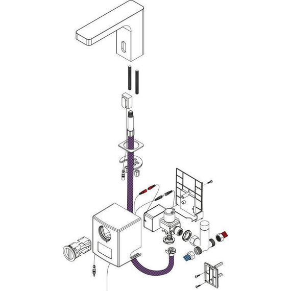 Смеситель для раковины сенсорный Timo Torne 4313/17F, золото матовое - фото 13