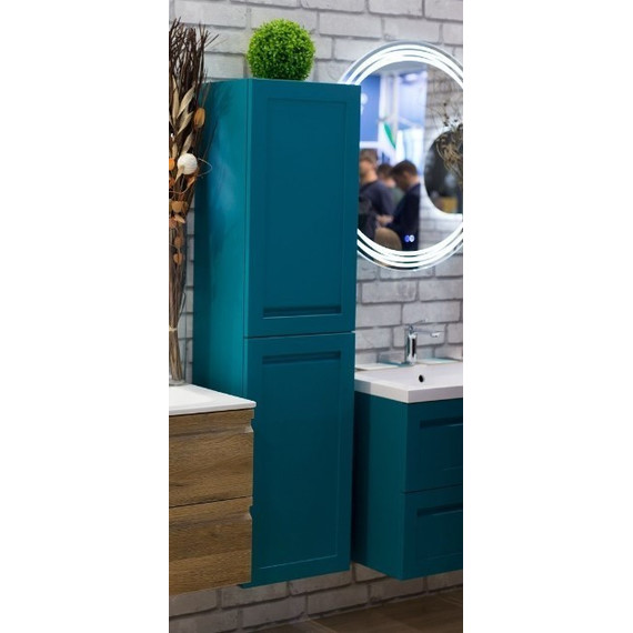 Пенал подвесной Art&Max AM-Platino-1500-2A-SO-TM 40 см, бирюзовый матовый - фото 3