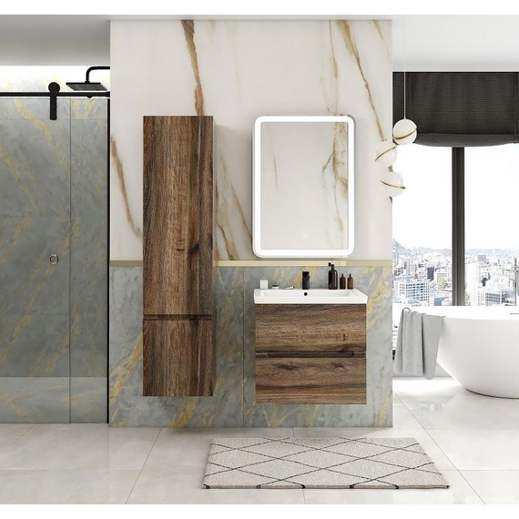 Пенал подвесной Art&Max AM-Techno-1600-AC-SO-LW646-L 40 см, дуб бомонд лофт - фото 3