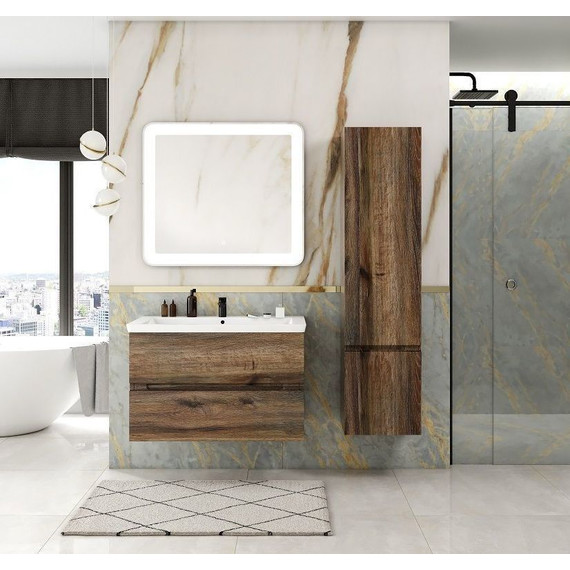 Пенал подвесной Art&Max AM-Techno-1600-AC-SO-LW646-R 40 см, дуб бомонд лофт - фото 2