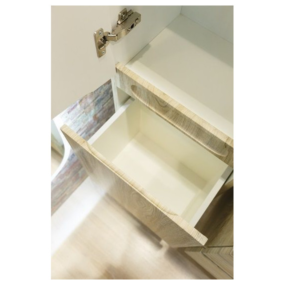 Пенал подвесной Art&Max AM-Techno-1600-AC-SO-LW674-L 40 см, дуб мадейра янтарь - фото 4