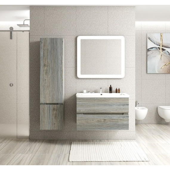 Пенал подвесной Art&Max AM-Techno-1600-AC-SO-LW635-L 40 см, сосна - фото 2