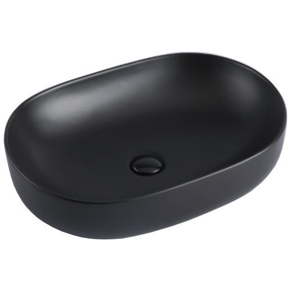 Раковина-чаша Azario 60 см AZ-2196MDH, графит матовый - фото 