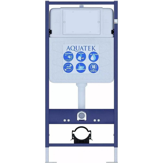 Инсталляция Aquatek Standart 50 INS-0000012 с подвесным безободковым унитазом BelBagno Uno BB3105CHR/SC - фото 10