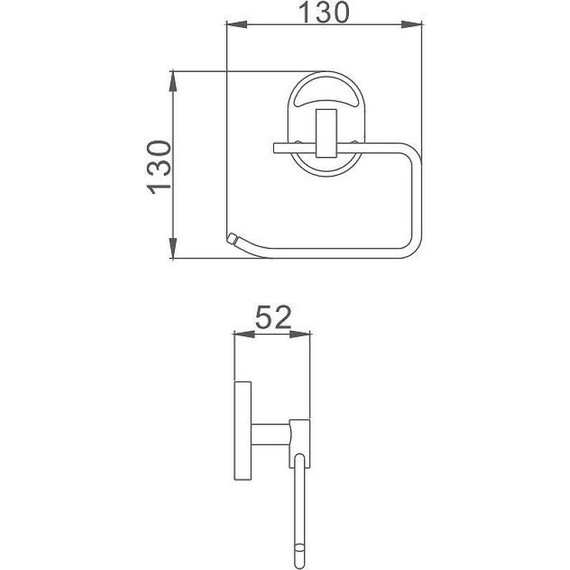 Держатель для туалетной бумаги Haiba HB1903-3 - фото 2