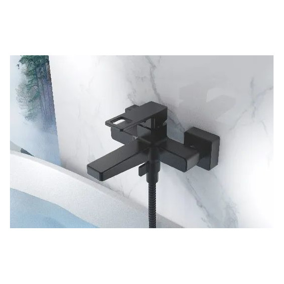 Смеситель для ванны Haiba HB60615-7, чёрный матовый - фото 2