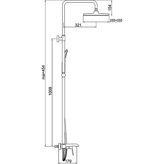 Душевая стойка Gappo G2450-8 - фото 13