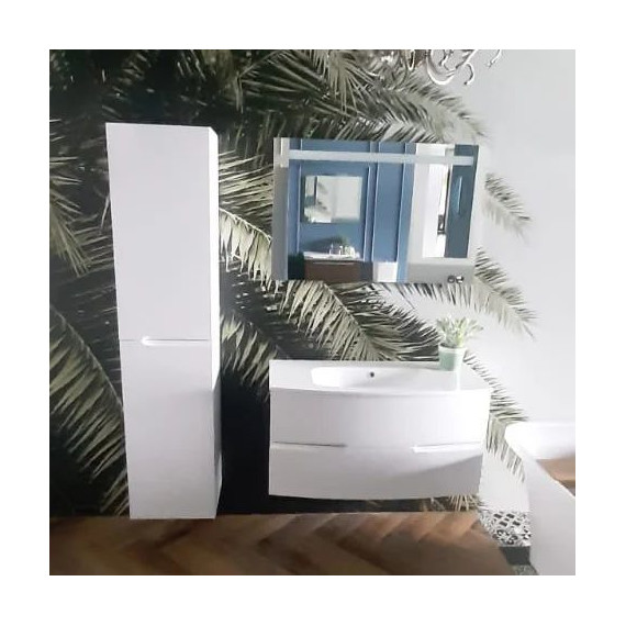 Пенал подвесной Jacob Delafon Nona 40x175 см L EB1893LRU-G1C, белый глянцевый - фото 2