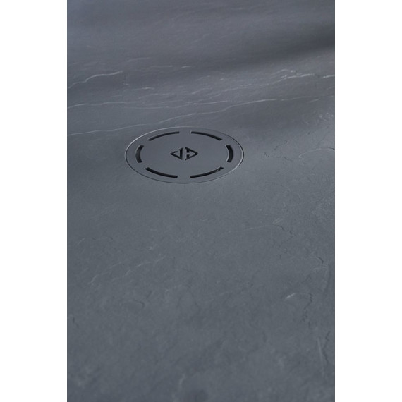 Каменный поддон Jacob Delafon Singulier 170x90 см E67028-NAD, серый сланец - фото 2
