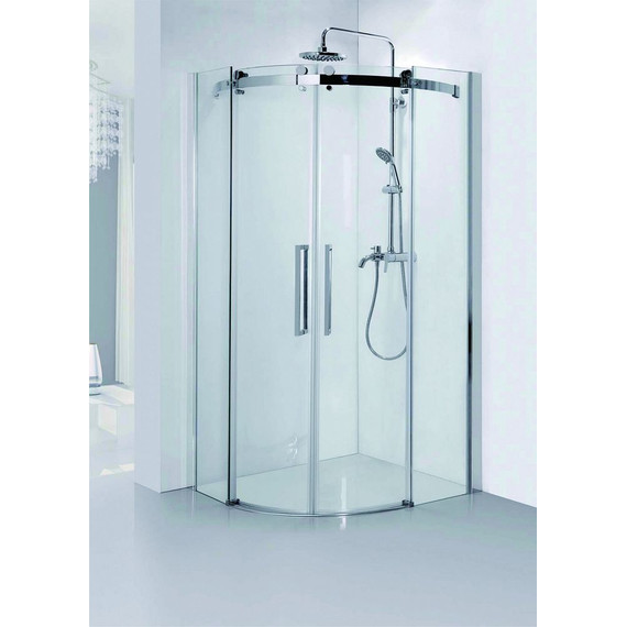 Душевое ограждение Azario Ottawa AZ-NKE2142 100х100 см (стекло 8 мм) алюминий/прозрачное - фото 3