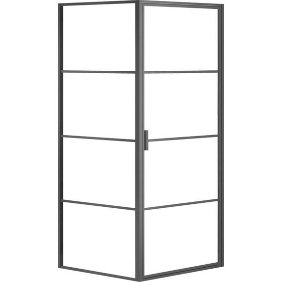 Душевое ограждение Azario Richmond 90х90 см AZNAG1221900, черный/прозрачное - фото 2