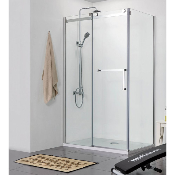 Душевое ограждение Azario Vancouver AZ-NKF1131 L 120х90 см (стекло 8 мм) алюминий/прозрачное - фото 3